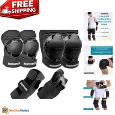 Adjustable Knee Pads, Elbow Pads  Wrist Guards for Safe BMX and Inline Skating
