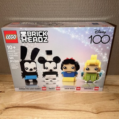 LEGO BRICKHEADZ: Disney 100th Celebration (40622), NEW in Sealed