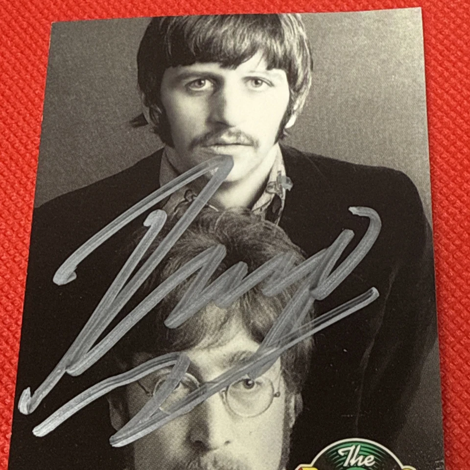 Ringo Starr Autografiado Firmado Colección Beatles #188 Tarjeta Coleccionable Certificado de Autenticidad Holograma Foto 2 de 4