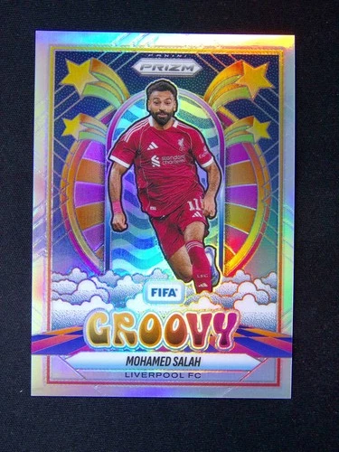 2025-26 Panini Prizm Mohamed Salah FIFA Groovy SSP