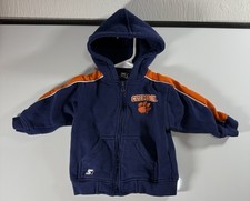 Vintage Clemson Tigers Sweatshirt JacketToddler 24M Blue Starter Embroidered Y2K