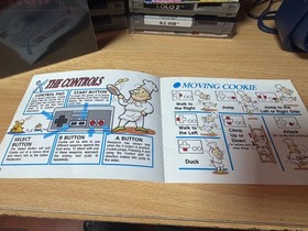 Panic Restaurant NES Nintendo Manual Authentic Missing Cover Page NTSC.