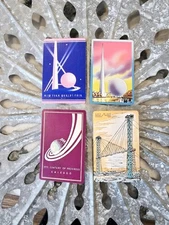 Vintage World's Fair Playing Cards, 1930s, Art Deco, Swap Trade Cards, Chicago