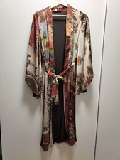 NEU!! ZARA Kimono Kaftan Cardigan Jacke lang Gr. XS Oversize (S/M) Satin