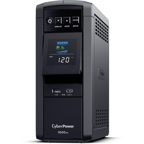 CyberPower CP1000PFCLCD-R 1000VA/600W Reiner Sinus USV - Zertifiziert Refurbished - Bild 3 von 6