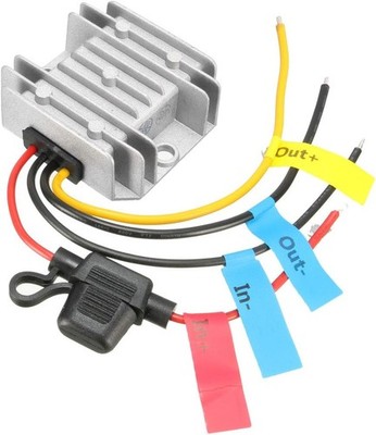 uxcell Power Voltage Converter DC 12V/24V to 6V 10A 60W Waterproof... 