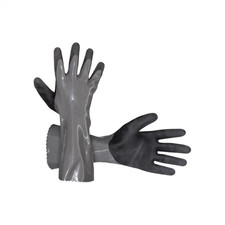 S.A.S./Survivair Chem Defender PVC Chemical Resistant Gloves L/XL