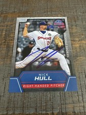 2025 Knoxville Smokies Nick Hull Autograph Signed Team Card Cubs Auto