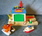 Vintage Fisher Price Little People Floating Marina #2582 1988 Complete - EX
