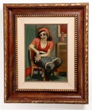 Original Marc Davis Painting Disney Disneyland Pirates of the Caribbean Prop