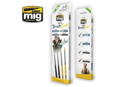 AMMO MIG - FIGURES BRUSH SET 7600