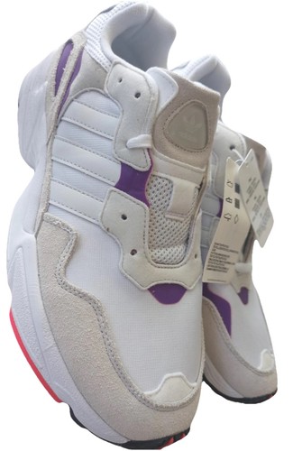 Adidas Originals Shoes Sneakers Mens 11.5 Yung-96 Running Purple White W DEFECTS