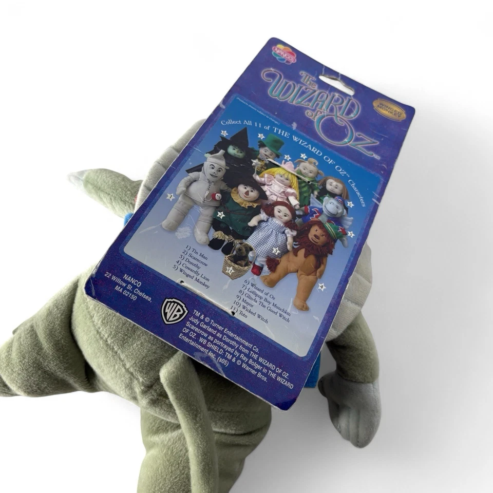 Rare Vintage  2001  Wizard of oz Flying Monkey Stuffed Plush 10" - Image 3 of 3