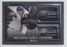2017 Bowman Draft Recommended Viewing Mackenzie Gore Luis Campusano #RV-SDP 0c6