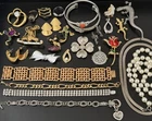 28 Pc Vintage To Now High End Costume Jewelry Lot Some Signed Monet Avon