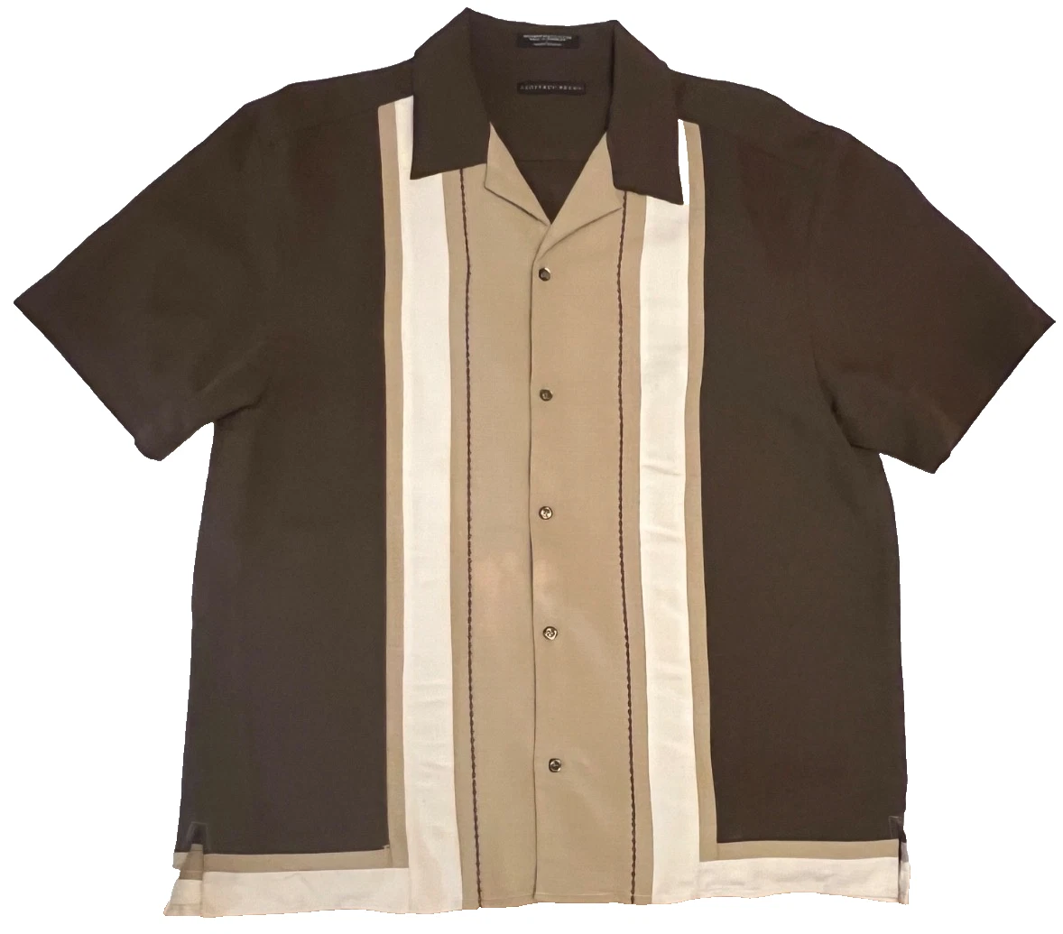 geoffrey beene short sleeve dress shirts Geoffrey Beene Collared Men's Short Sleeve Shirt Button Up Orange Plaid Size L