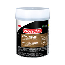 Bondo Wood Filler: Filler 12 ounce, Hardener 0.5 ounce Golden Yellow WF-PT-ES