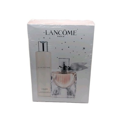  Lancome Paris La Vie Est Belle Gift Set Of 2 Perfume Spray & Lotion NIB Sealed 