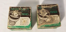 Vtg NOS 2 Box Lot of 8 Fustat Fuses Type S 30 Amp Time Delay Screw-in cefco