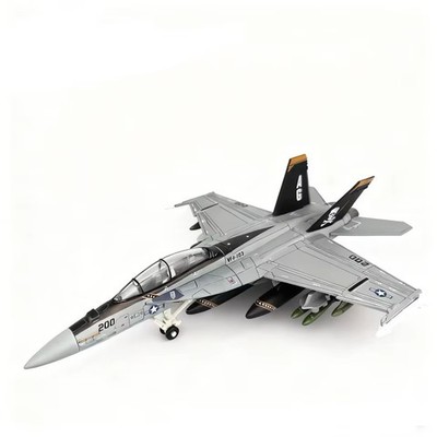 F/A-18 Hornet Diecast Model Jet 26cm US Navy 1:72 Fighter Aircraft w/ Stand DIY