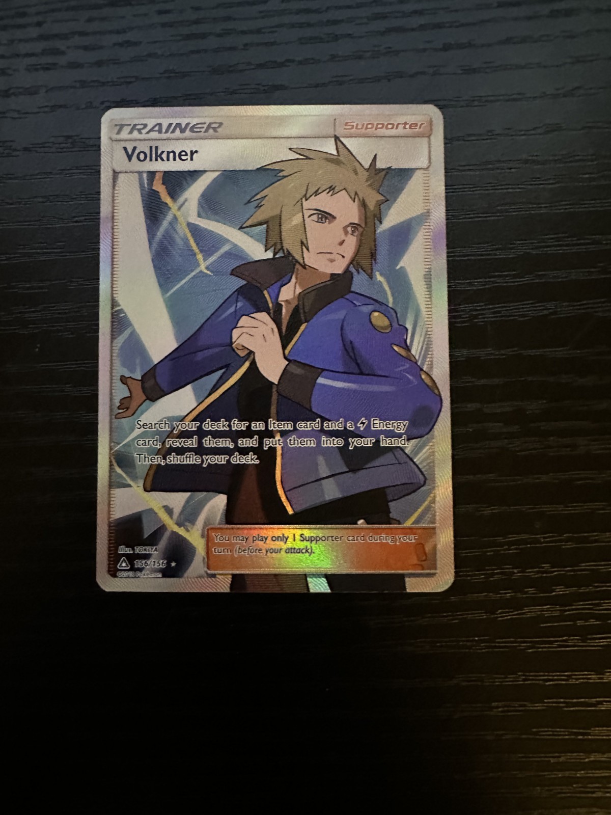 Volkner Full Art 156/156 Sm-Ultra Prism Holo NM