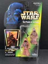 Star Wars Power of the Force Jawas Kenner Hasbro 1996 Green Card