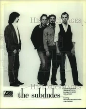 Press Photo Four members of The Subdudes, Band - sap36541