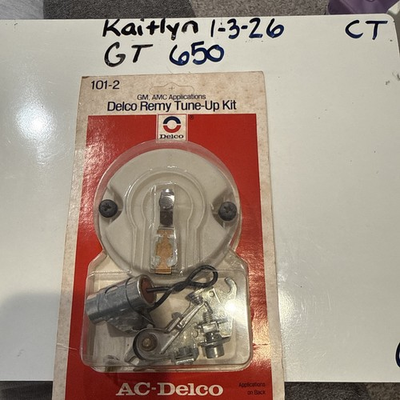 #ad 1 Delco Remy Ignition Tune Up Kit 101 2 1972441 Vintage NOS Made In USA $16.99