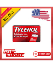 NEW , Tylenol Extra Strength Rapid Release Gels, 500 mg Acetaminophen, 100 Ct