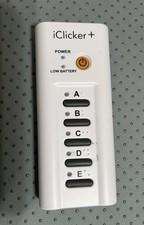 iClicker  Plus i clicker student remote response model RLR15 works fine  EUC 