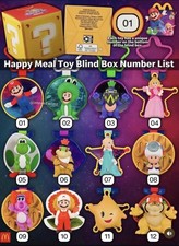 Super Mario Galaxy 2026 McDonald s Happy Meal Toys Individual PICK NEW in BOX