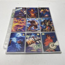 Vintage 1994 Marvel Fleer Masterpieces Trading Card Bundle (Set Of 54)