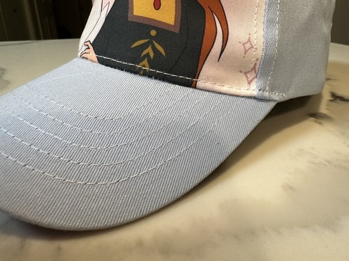 Disney Frozen Princess Elsa Anna Hat Girls Baseball Cap Adjustable Blue - Picture 11 of 19