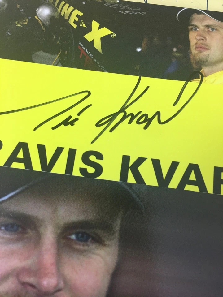 Autographed Travis Kvapil #24 NASCAR Craftsman Series Champion Line-X Bang  - Image 2 of 3