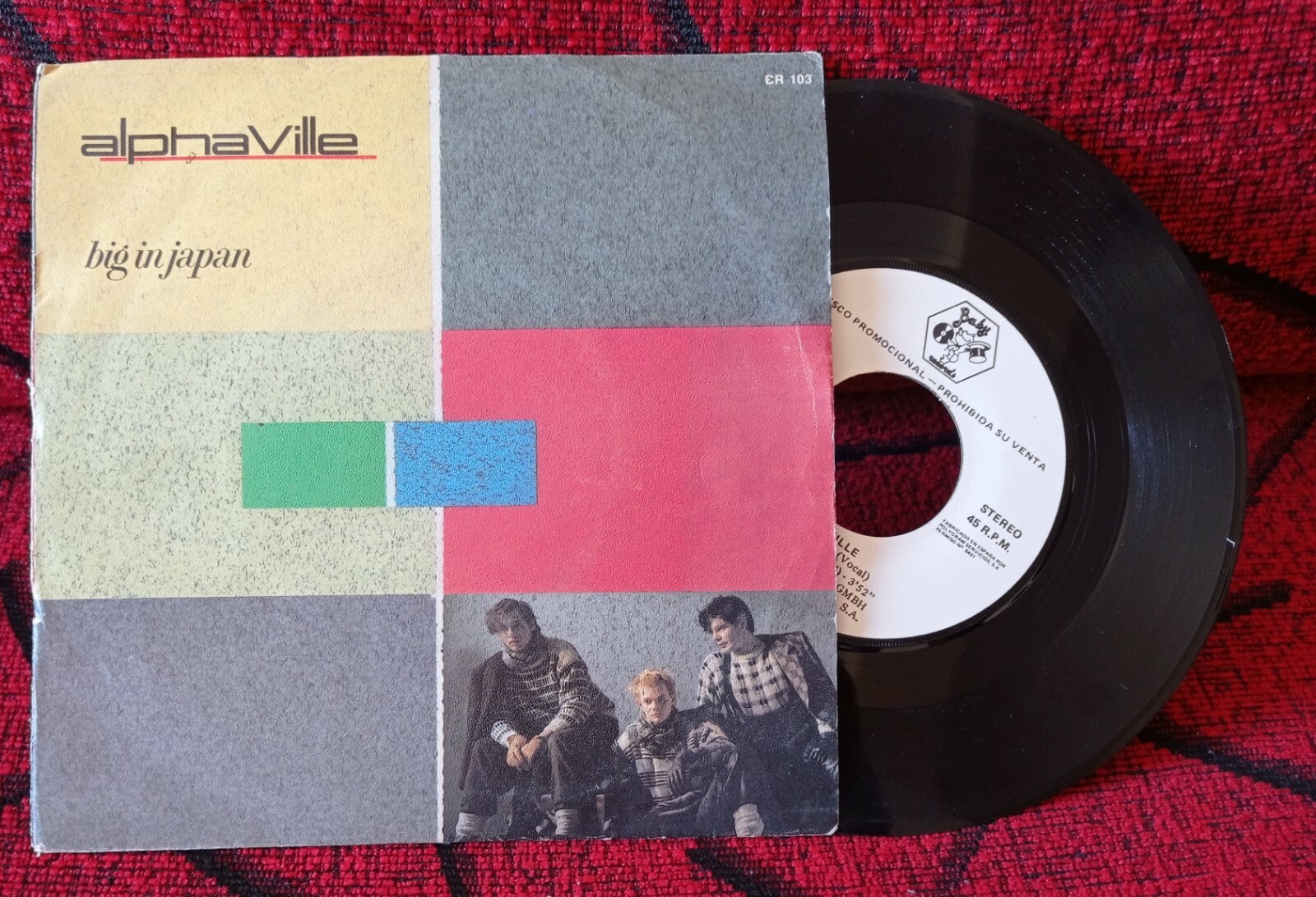 ALPHAVILLE ** Big In Japan ** 1984 Spain 7" PROMO Single