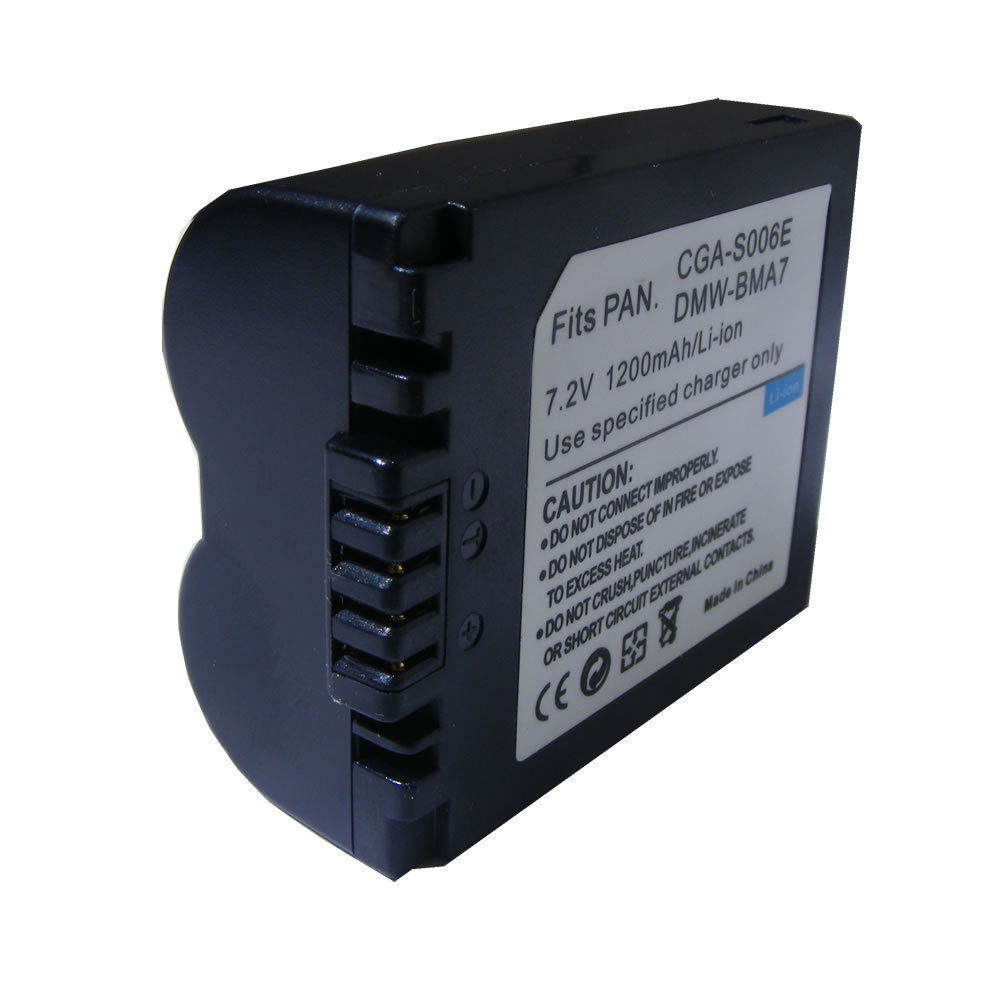 2 Batterie Compatibili Panasonic CGR-S006 Per Lumix FZ7 FZ8 FZ18
