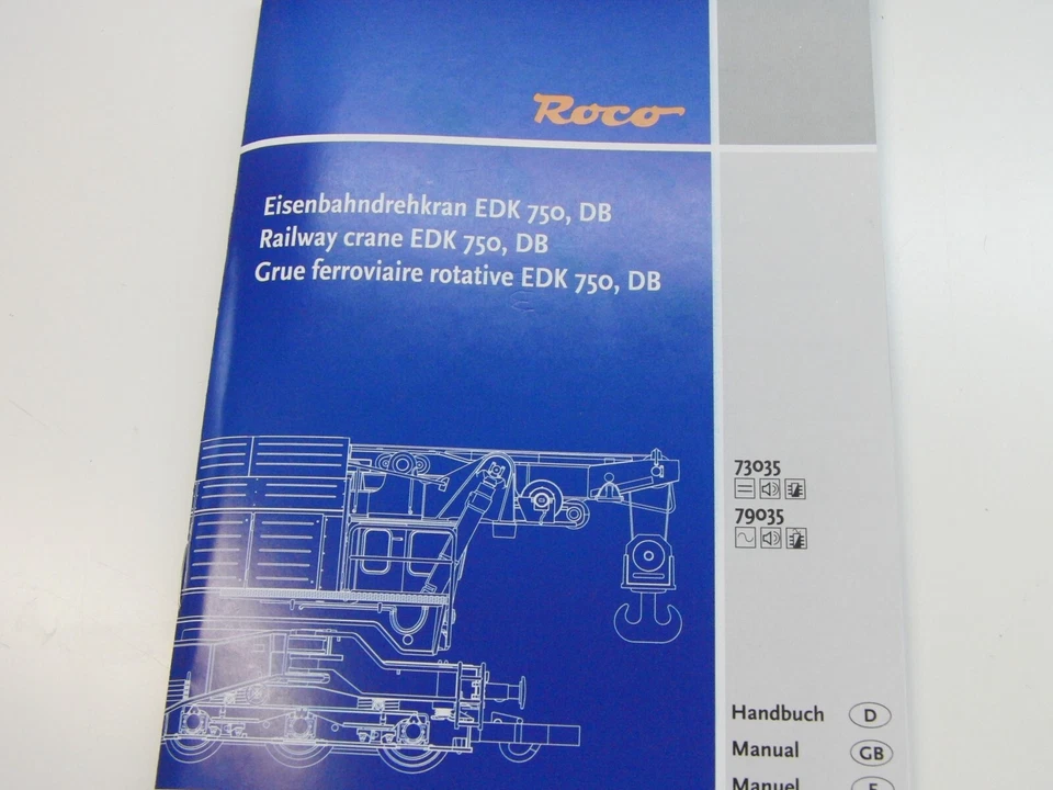 Roco H0 73035 Eisenbahndrehkran -DIGITAL+SOUND- DC, NEU in OVP, geprüft #20495 - Bild 3 von 4