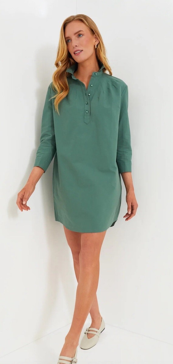 TUCKERNUCK Pomander Place Green Polly Dress NWT Size Small, $98