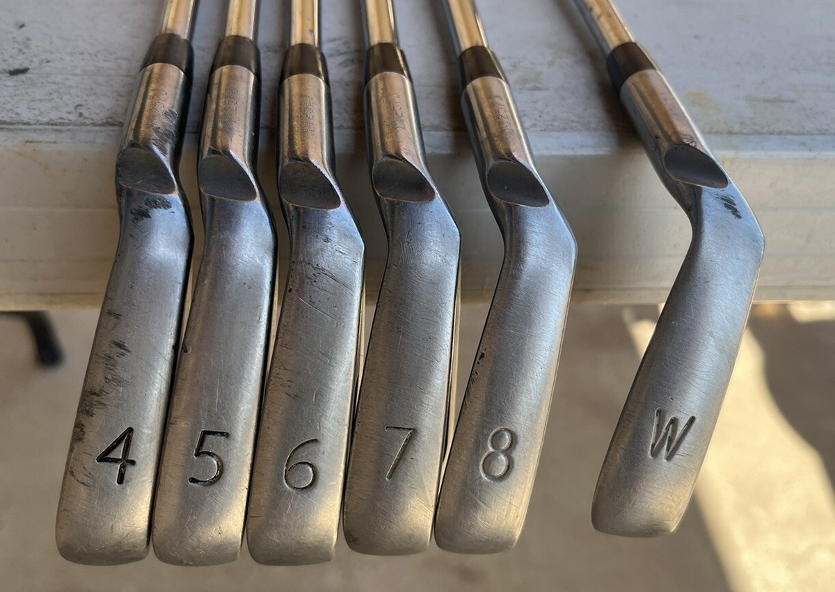 Ping S58 Iron Set 4-8 +PW (NO 9 IRON) Black Dot Ping Stiff