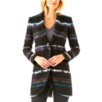 Rag & Bone Mohair Blend Striped Jacket Blazer - XS