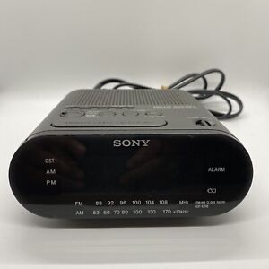 SONY ICF-C218 DREAM MACHINE CLOCK RADIO WITH AUTO TIME SET (BLACK) | eBay