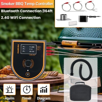 INKBIRD BBQ Meat Kochthermometer WiFi Bluetooth Smoker Fan Controller Weber EU