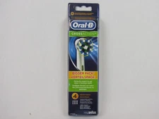 Oral-B Cross Action EB50-4-Replacement Brush Heads Refill (4 Pack)-Braun-NEW