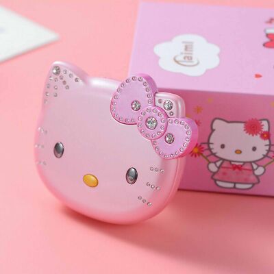 Small Mini Flip Phone For Girls Women Kid Cute Lovely Kitty K688