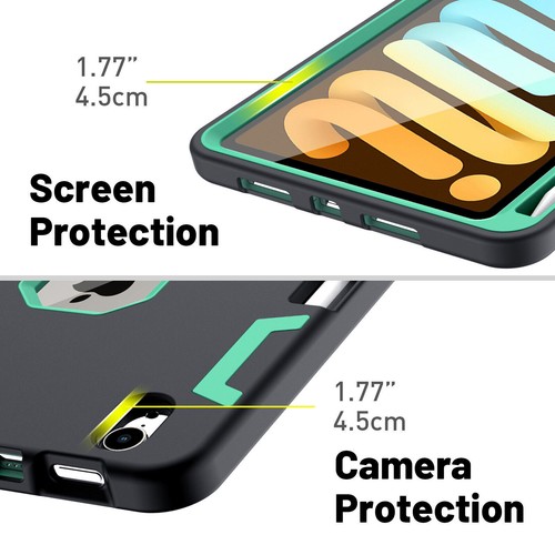 For Apple iPad Mini 6th Generation 8.3" Case Shockproof Heavy Duty Stand Cover - Picture 16 of 25