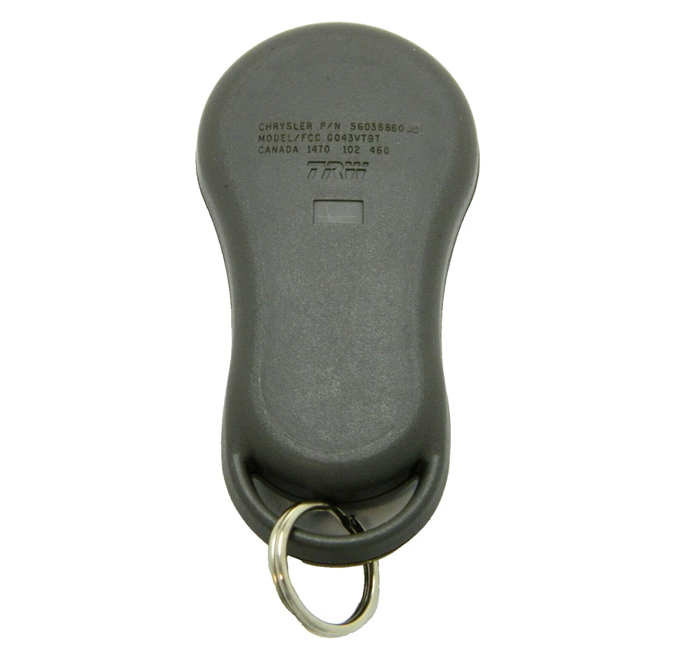 OEM 1999 2000 2001 JEEP GRAND CHEROKEE MANDO A DISTANCIA SIN LLAVE GRIS 56036860 GQ43VT9T Foto 3 de 4