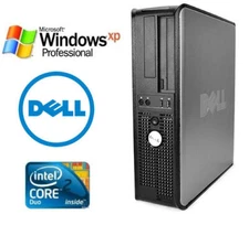 Dell Windows XP SP3 Desktop Computer 32-Bit RS232 Serial and Parallel Port 4GB