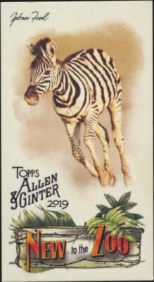 2010 Topps Allen & Ginter's MINI #NTTZ-15 New to the Zoo Zebra