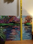 20x16 POND RIVER LAKE TREE WOODS FOREST JOSE TRUJILLO — photo 4