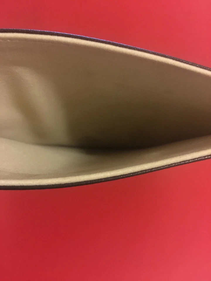 Power Support Genuine Leather Sleeve for iPad Tablet - Black exterior Tan inside - Image 3 of 4